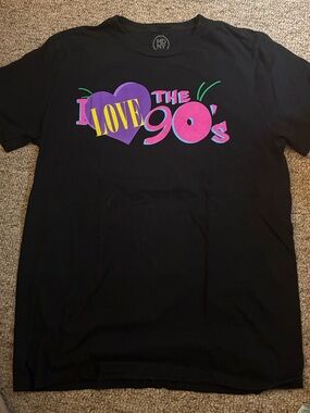 I Love The 90's Graphic Tee 2016 Tour- Black